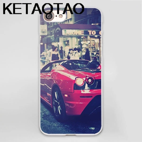 Многоцветный KETAOTAO летний volkswagen bus пляжный чехол для телефона s для iPhone 4S 5C 5S 6S 8 Plus XR XS Max чехол кристально чистый мягкий TPU чехол s - Цвет: Многоцветный