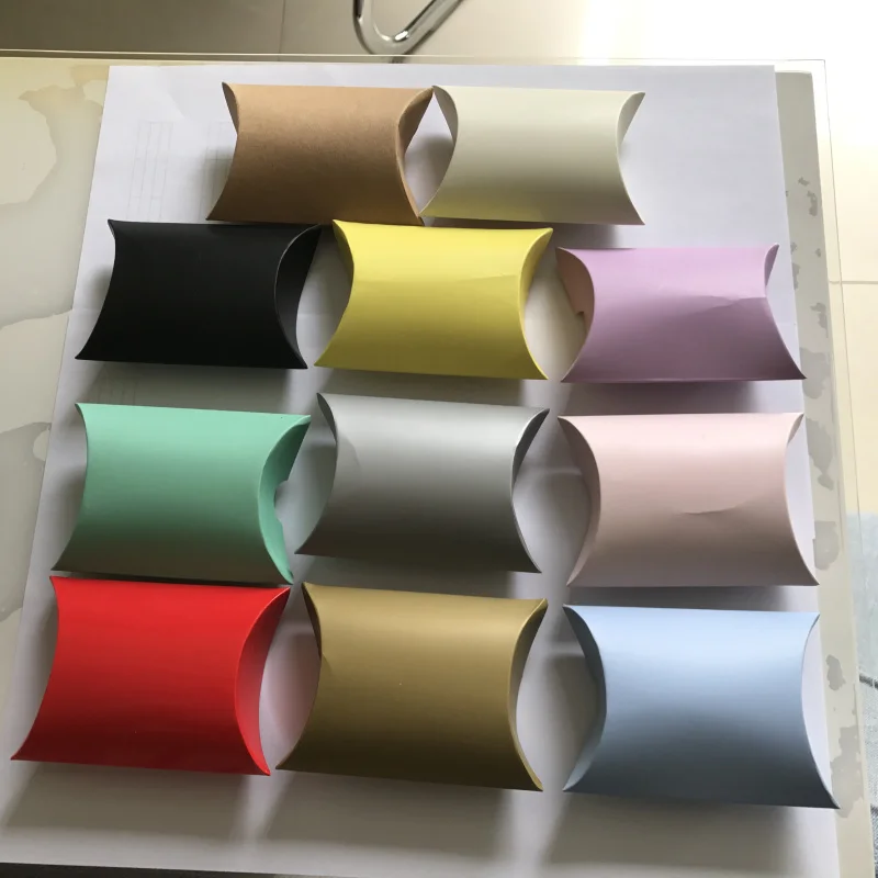 20 шт. бумажные подарочные коробки в виде подушки| |