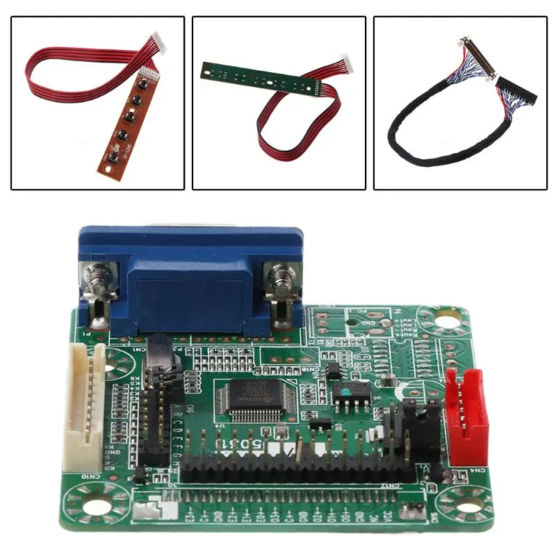 Плата драйвера универсальный контроллер экрана ЖК монитора LVDS 5 в 10 42 &quot для
