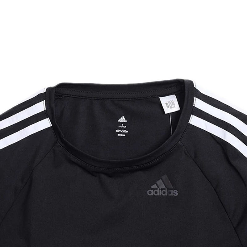 Оригинальный Новое поступление 2018 Adidas D2M TEE 3 S Для женщин футболки с коротким