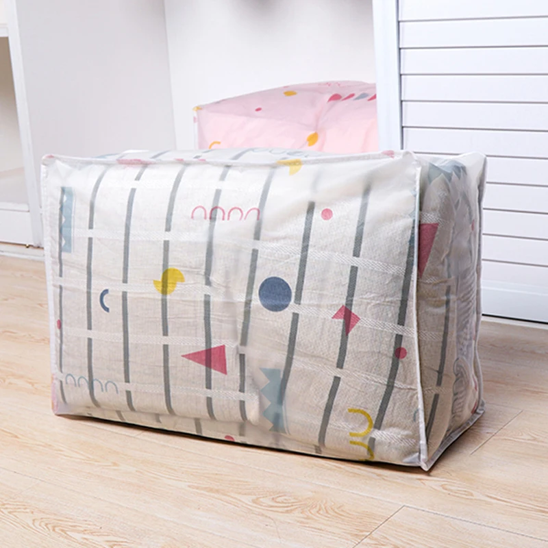 

Quilt finishing bag clothes packing bag waterproof and moisture proof moving artifact luggage bag quilt dust-proof bag