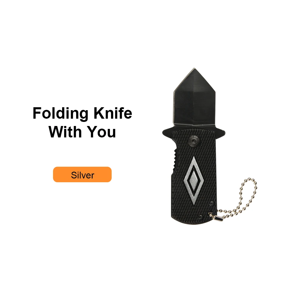 Grey Folding Knife JelBo Мини Многофункциональный складной нож Портативный Кемпинг тактический карманный нож высокой твердости походные охотничьи ножи - Цвет: Grey Folding Knife