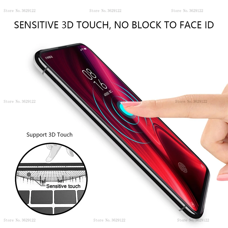Закаленное стекло для Xiaomi Redmi K20 Pro защита экрана защитная пленка Mi 9T k 20 закаленное стекло|Защитные стёкла и