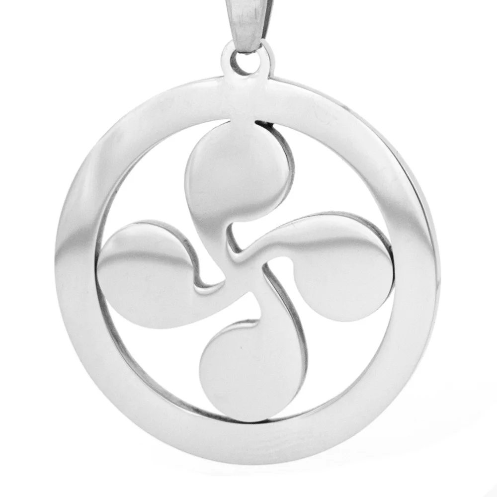 Подвеска с крестом баски lauрусру, символ единицы, зеркальная полированная нержавеющая сталь, 10 шт.