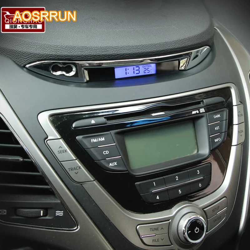 AOSRRUN Бесплатная доставка 2012 2013 для Hyundai Elantra ABS приборной панели отделка
