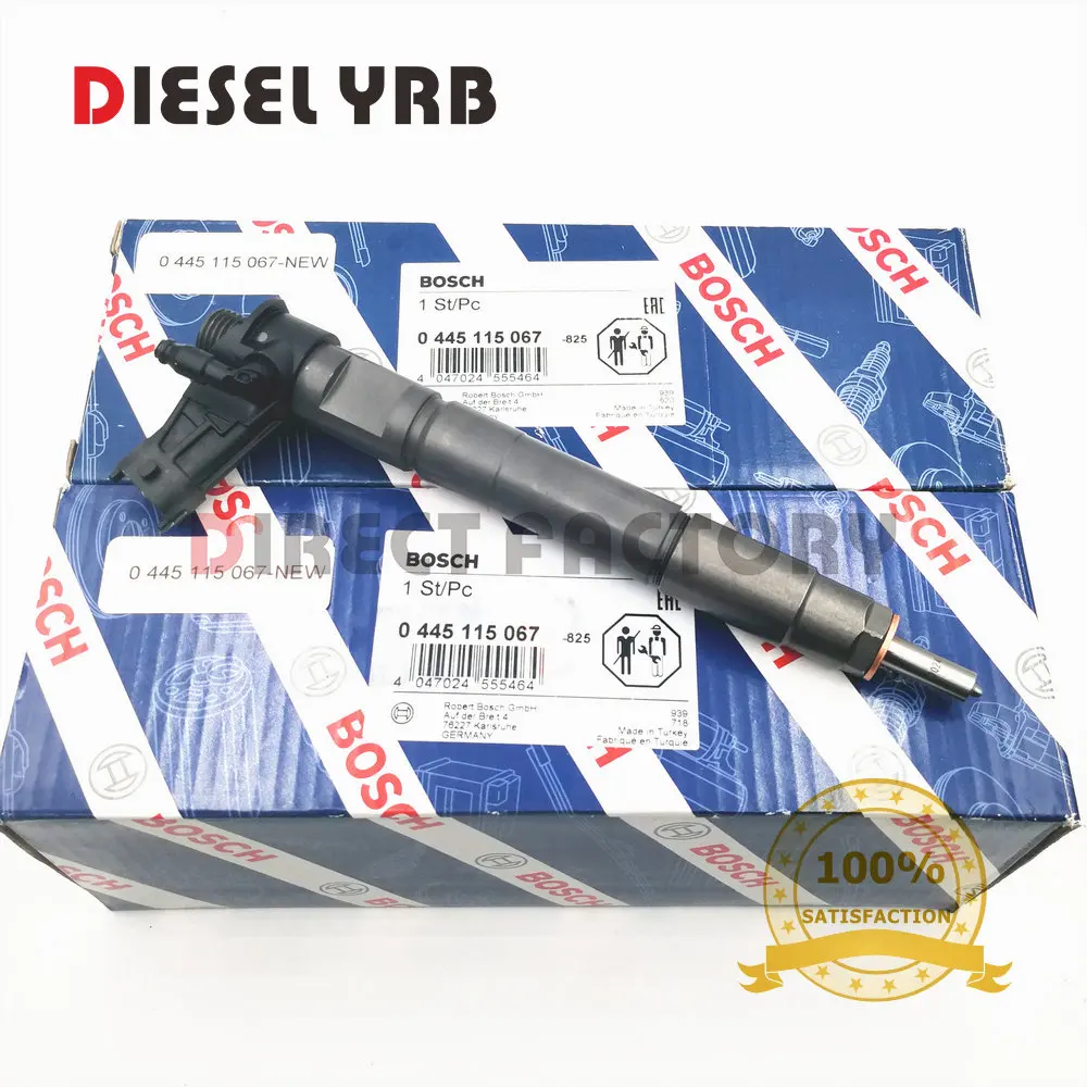 Совершенно новый дизельный Common rail топливный инжектор 0445115067 для 0445115049 15062058F