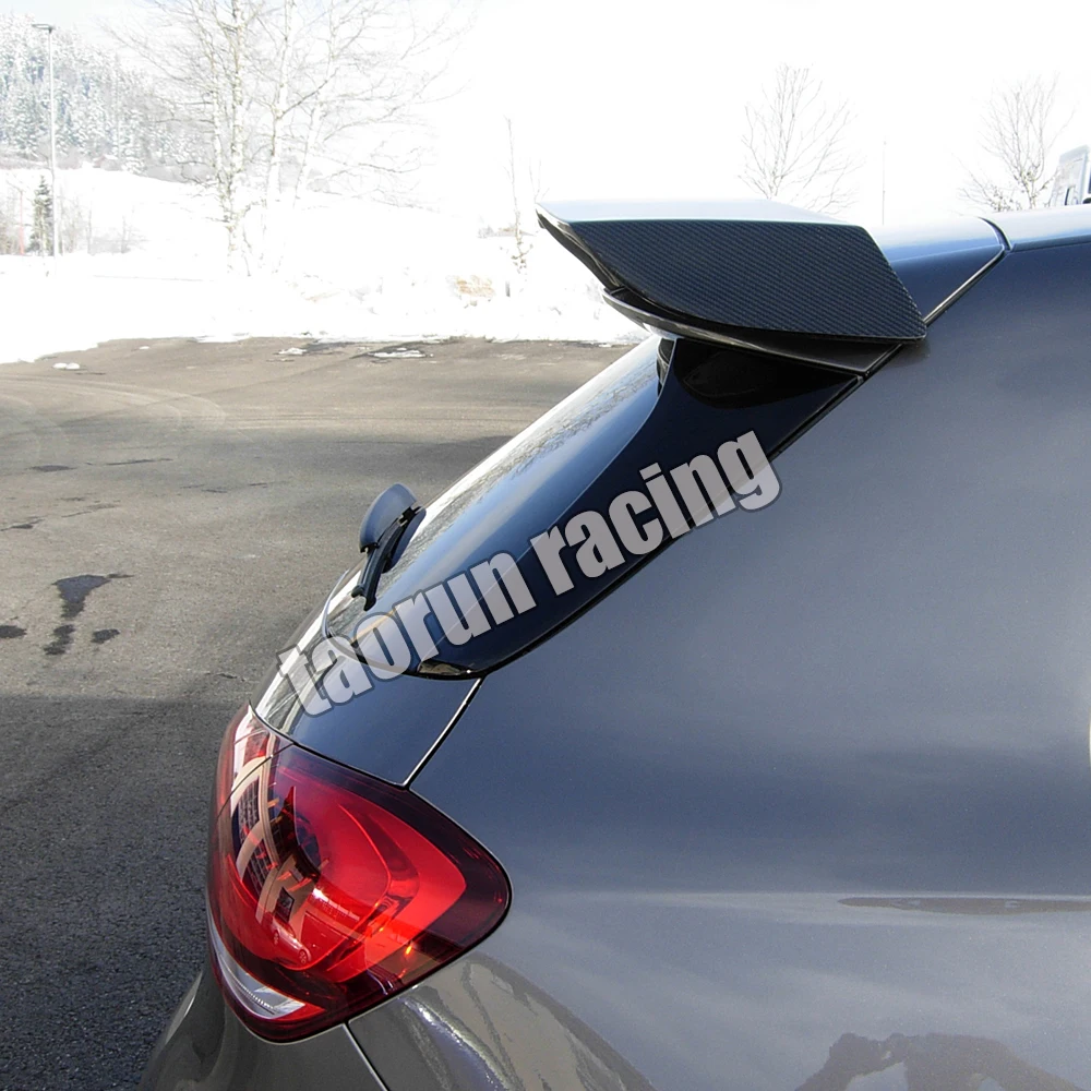 R Стиль углеродного волокна задний спойлер на крыло крышу для Benz W177 A180 A200 A250 A260 A45