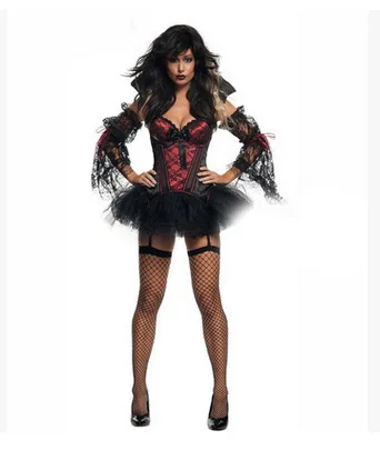 Женский костюм вампира для Хэллоуина в готическом стиле карнавальный костюм|costume