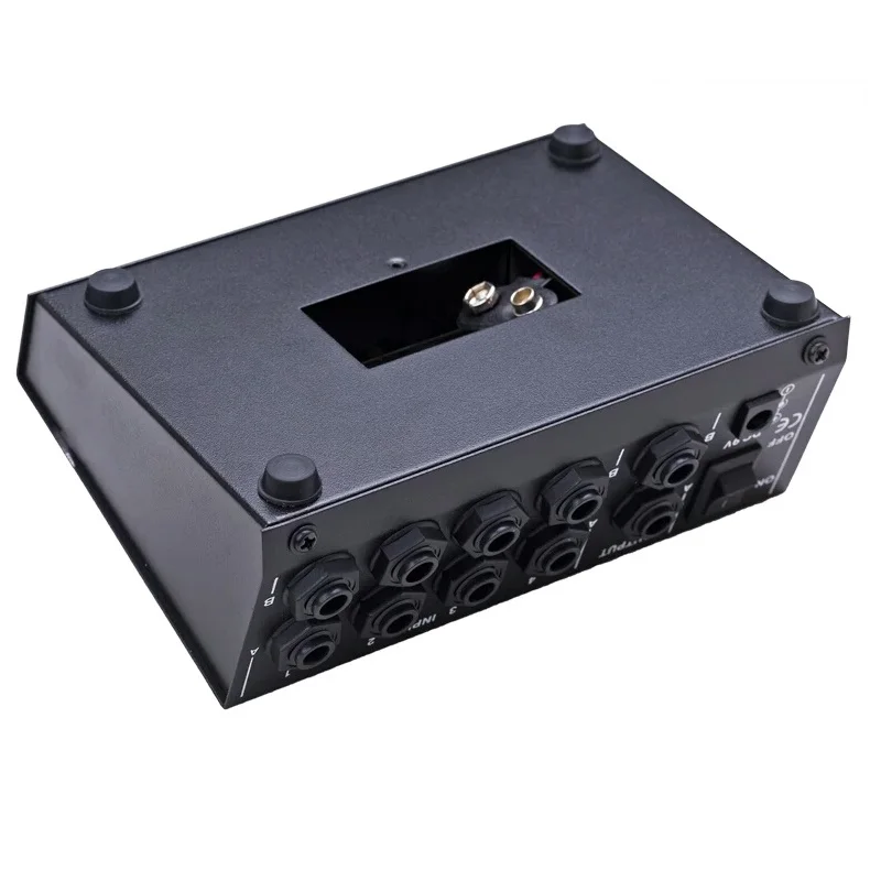 

Mixing Console Ultra-compact Low Noise 8 Channels Audio Sound Mixer Mono Stereo Mixer with Power Adapter Cable