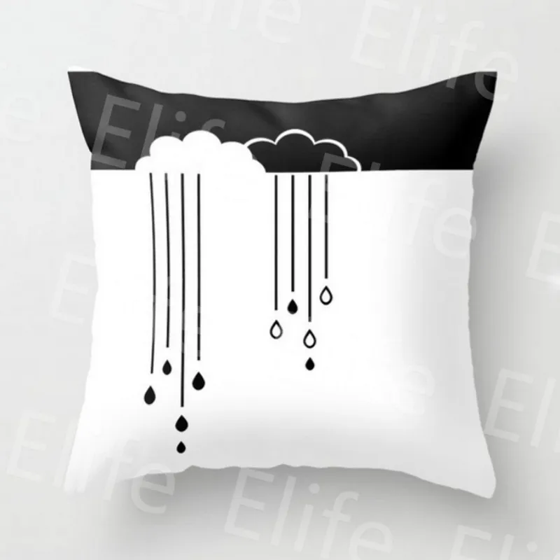 9 Elife Ретро мультфильм животных Лен Хлопок Детские Наволочки полиэстер Домашний Декор Спальня Декоративные диван автомобиля Пледы Подушки - Цвет: 9