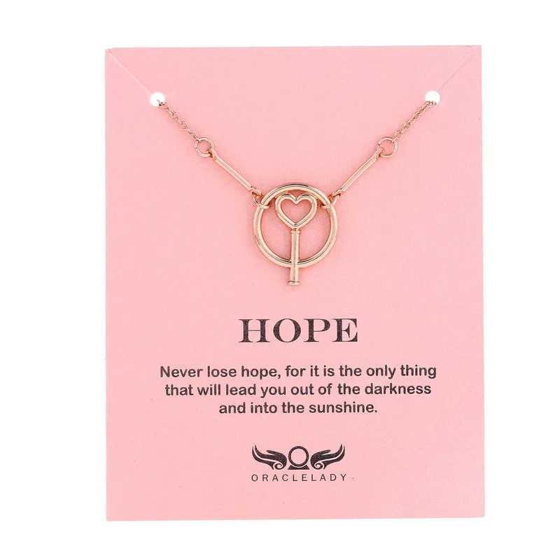 Ожерелье для влюбленных с надписью Forever Hope|karma necklace|birthday giftnecklace circle |