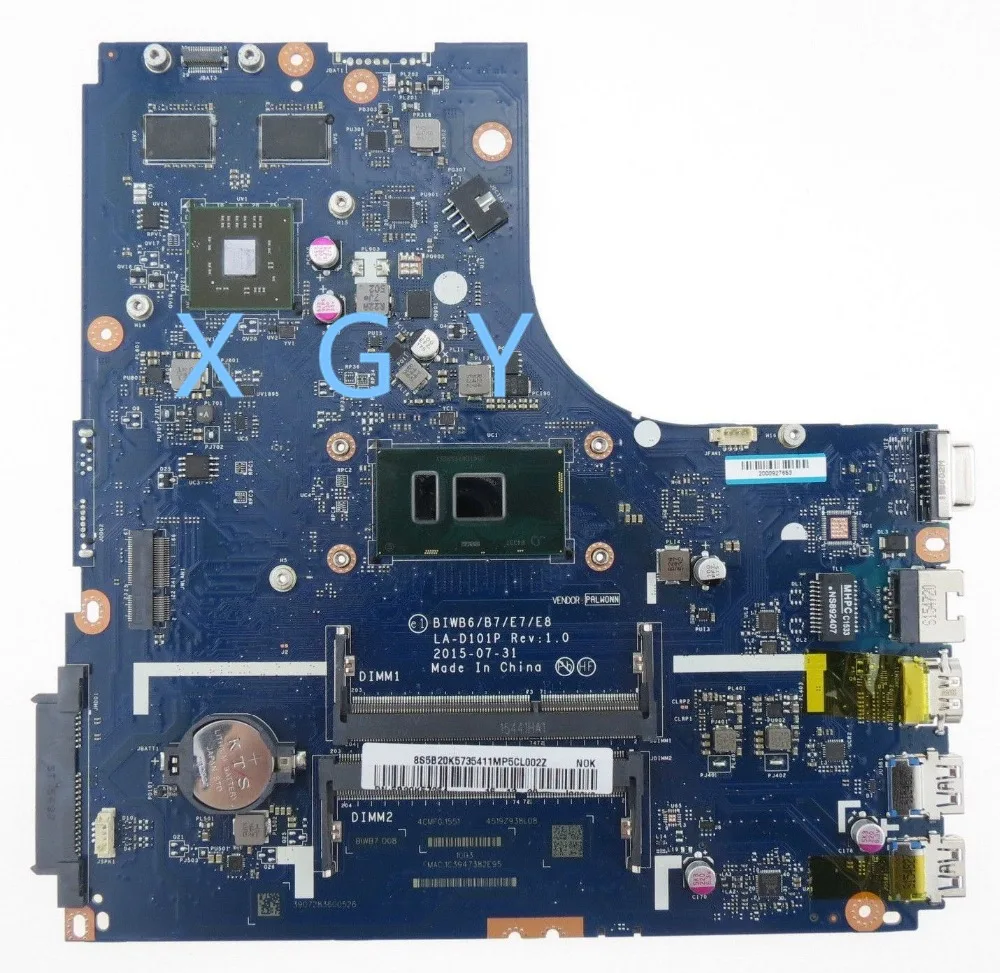 

Материнская плата для ноутбука Lenovo B51-80 B51 80 BIWB6 B7 E7 E8 LA-D101P Radeon R5 M330 100% протестирован