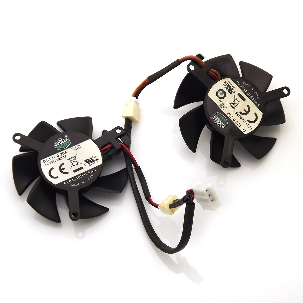 Кулер для видеокарты MSI R6450 6570 V5 12 В 6670 А 45 мм 39*39*39 мм|4pin fan|cooling fanvideo card coolers |