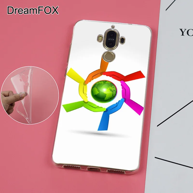 Dreamfox K046 детей S кампании рука мягкая ТПУ силиконовый чехол для Huawei Коврики G 7 8 9 10