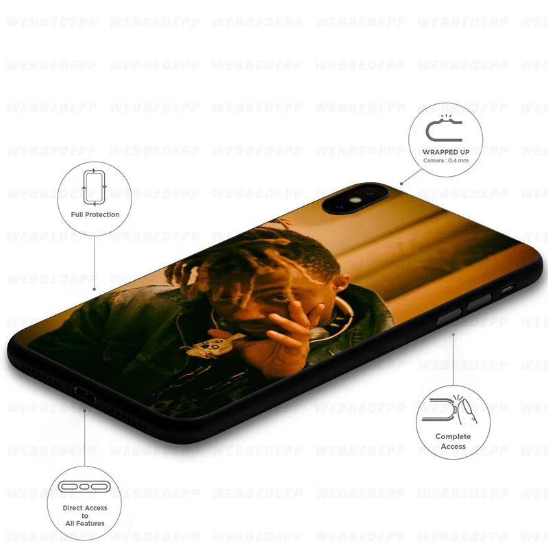 WEBBEDEPP Juice WRLD Soft Case for Samsung Galaxy S10 S10e S9 S8 Plus S7 S6 Edge &amp J6 2018 Note 10 9 8 |