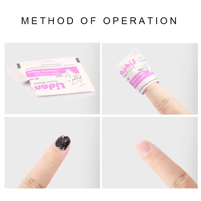 LIDAN Nail Polish Remove 100 Pcs Cotton Cleaner Gel Remover Envace Para Lavar Las Brochas Gauze Bandage Roll | Красота и здоровье