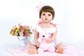 55 см полностью силиконовая кукла-Реборн, игрушка для девочки Boneca, виниловая кукла для новорожденных, принцесса, малыш, Bebe, живой подарок на день рождения
