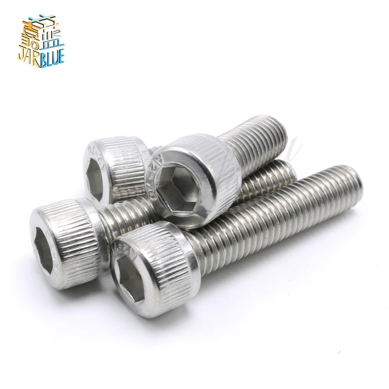 

10PCS M1.4*3/4/5/6/8/10/12 304 Stainless Steel Hexagon Socket Screws