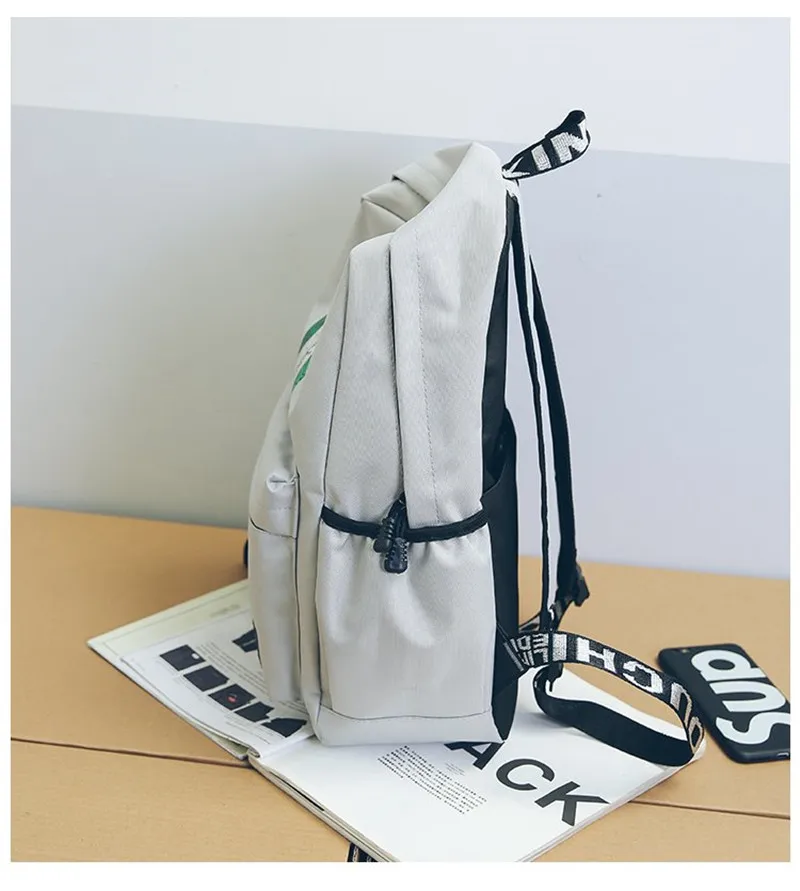 Модный рюкзак для женщин школьные ранцы в стиле преппи подростков нейлоновые