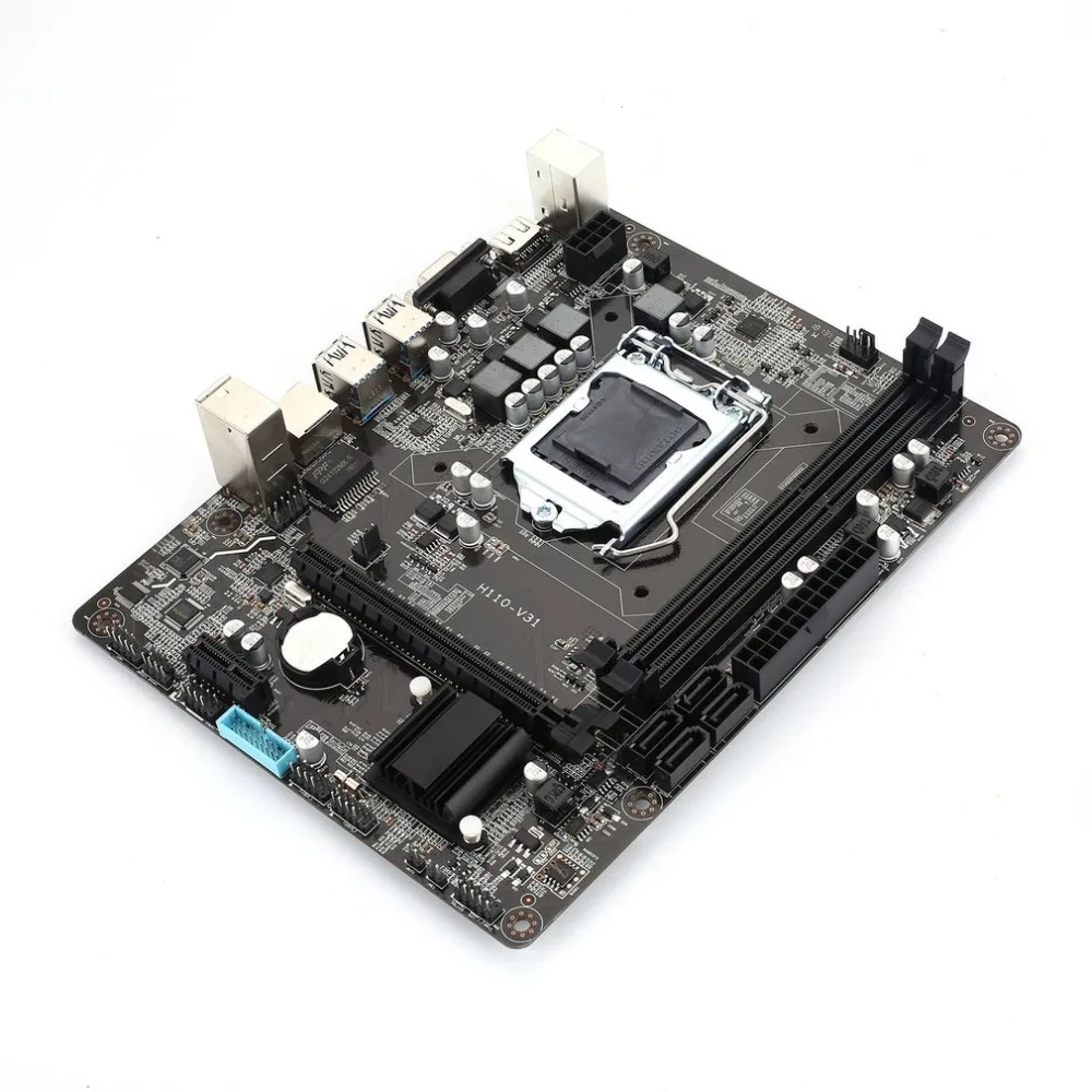 Материнская плата H110 V31 для ПК материнская DDR3 LGA1151 настольного компьютера макс. 16