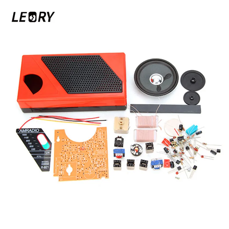 LEORY DIY 8 ламповый радиоприемник набор электронных запасных частей Аксессуары для