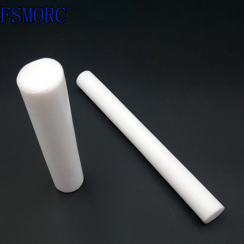 Белый политетрафторэтилен бар экологически чистый нетоксичный DIY PTFE пластиковый