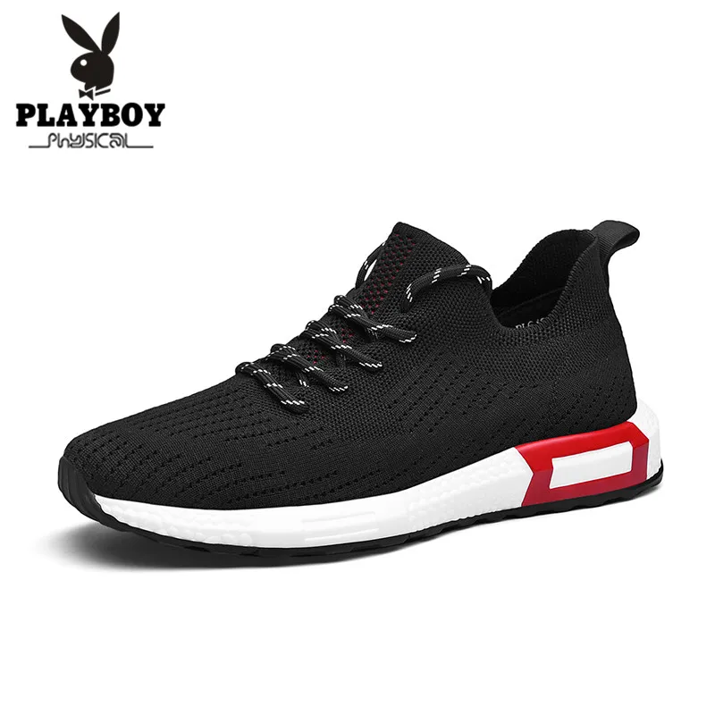 

PLAYBOY 2019 New Men Sneakers Men Casual Shoes Brand Men Shoes Flats Plus Big Size Loafers Breathable Spring Autumn Shoes