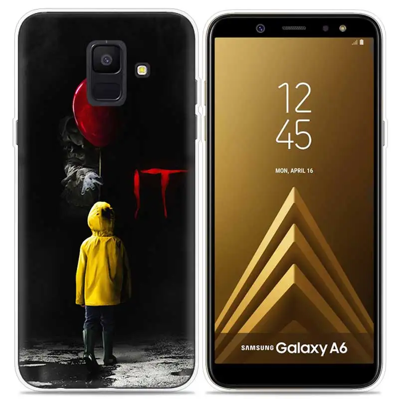 01 Джокера клоун ужас принт чехол для samsung Galaxy Note 8 9 J4 J6 J8 A6 A8 A7 A9 Star Lite S8 S9 плюс Винтаж крышка чехол - Цвет: 01