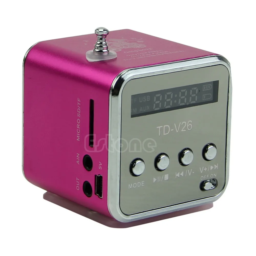 Мини 1 шт. Micro SD TF USB динамик музыкальный плеер Портативный fm-радио стерео ПК MP3 |