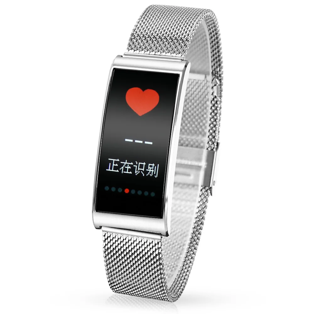 Silver OGV X3 смарт-Браслет Водонепроницаемый mi band 3 Спортивные часы измерение пульса монитор Браслет фитнес-браслет для Android IOS - Цвет: Silver