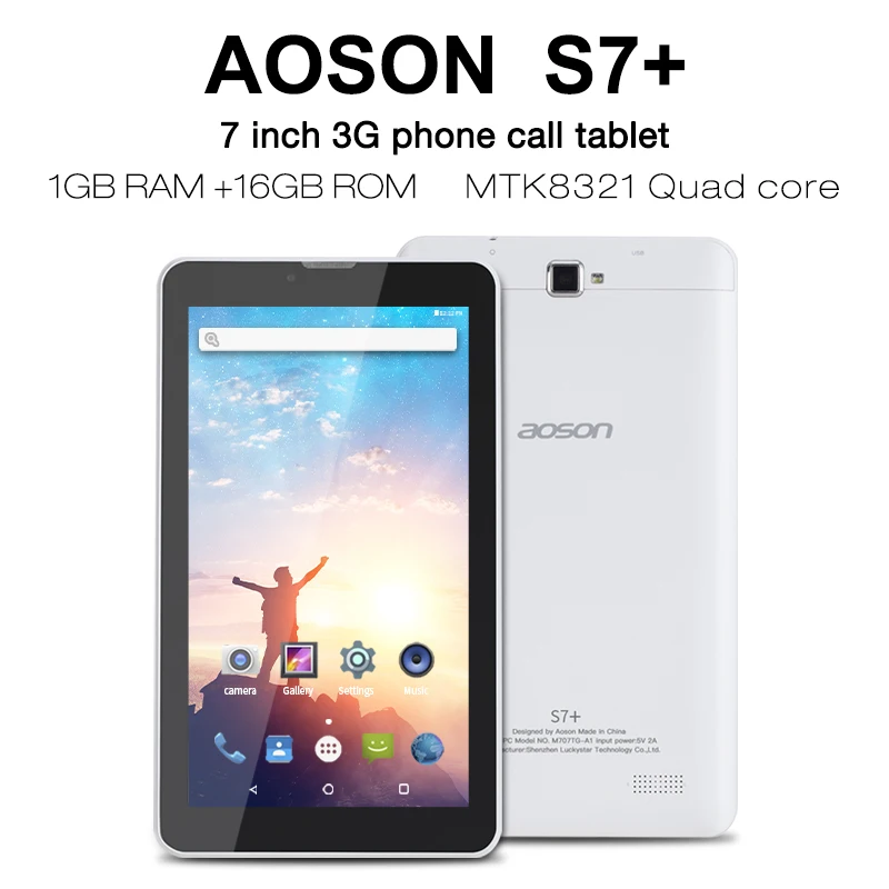 Новинка! aoson S7 + 7 дюймов 3G sim карта Android 0 планшеты телефонный звонок планшет ПК