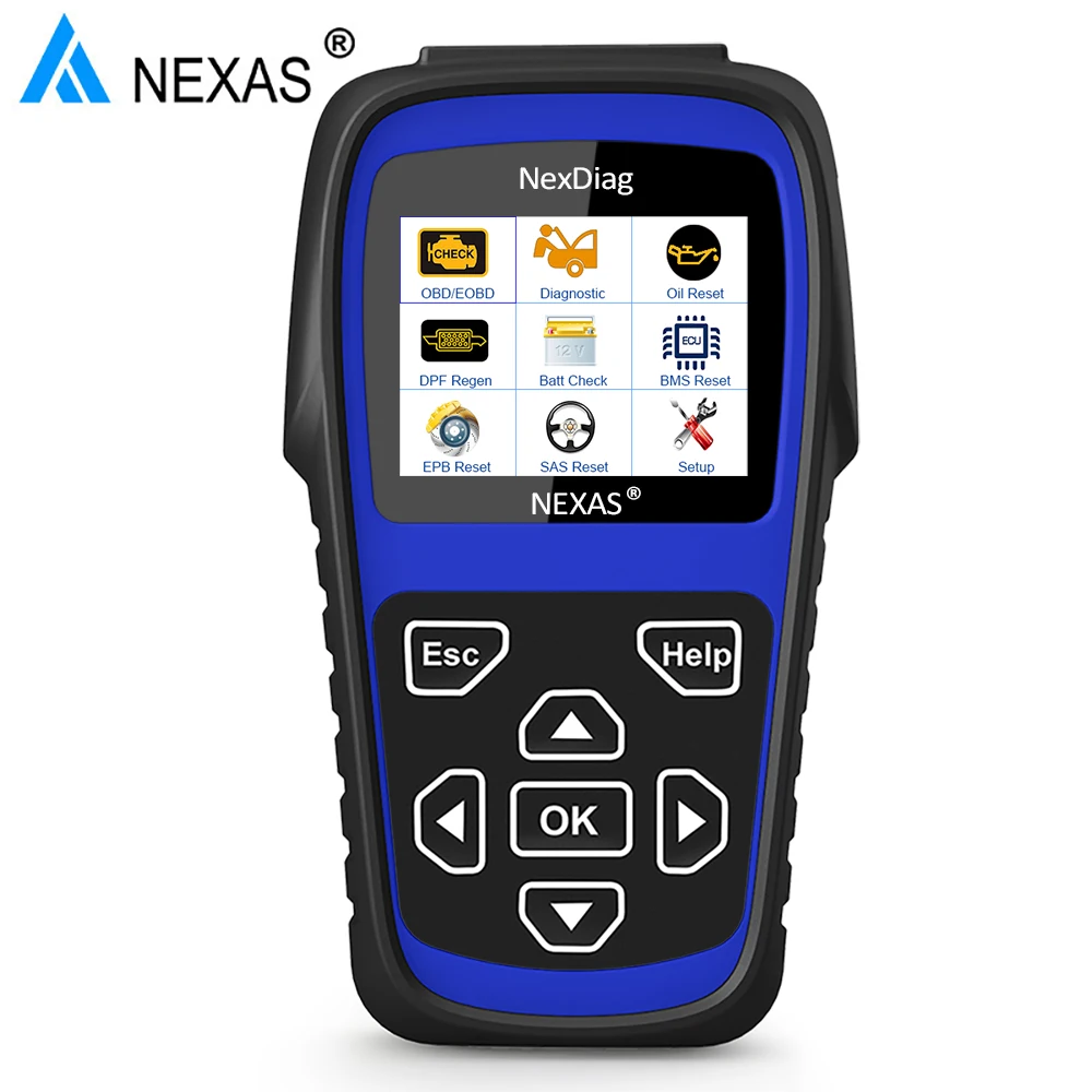 NEXAS ND603 OBD2 диагностический инструмент Профессиональный Автомобильный сканер DPF SAS