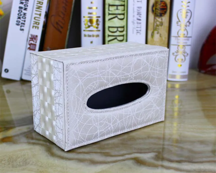 Высококачественная кожаная коробка для салфеток автомобиля комнаты|tissue box for