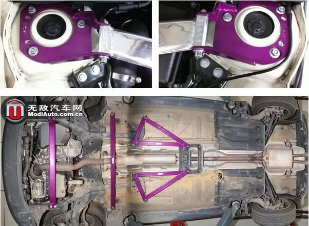 Подвеска перед для BMW MINI (R56) находится на верхней горизонтальной баре Прямая