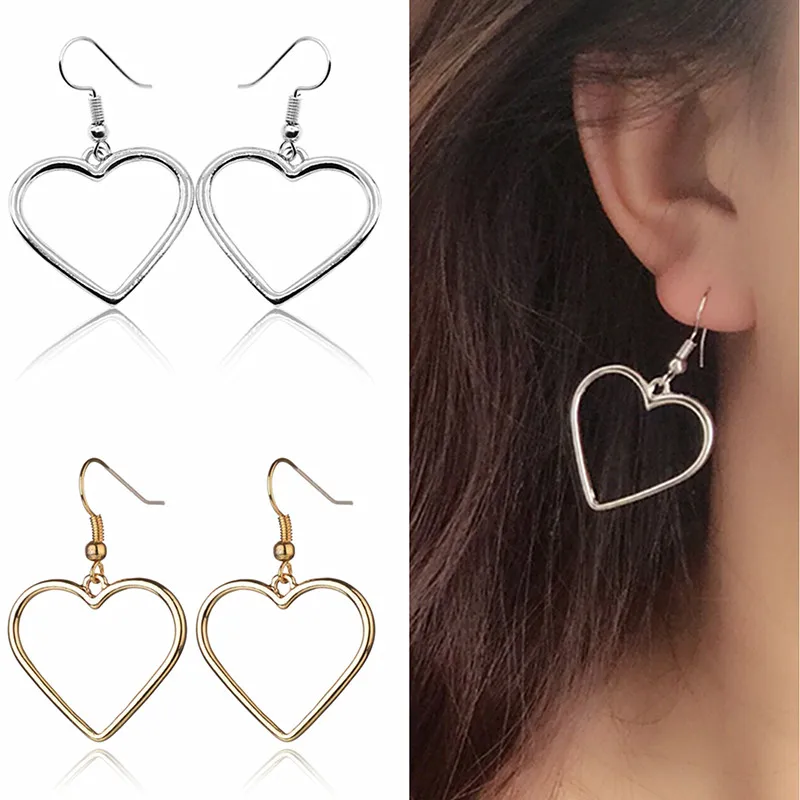 Сердце висячие серьги модное ювелирное изделие boucle d'oreille женские Серьги Brincos