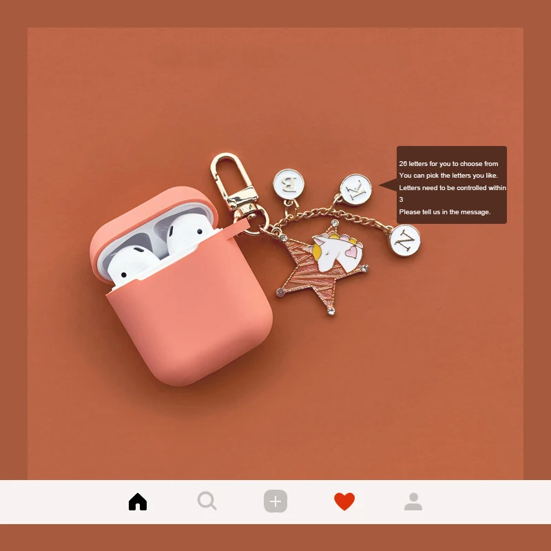Эксклюзивный силиконовый чехол с единорогом для Airpods 2, аксессуары для наушников с Bluetooth, защитный чехол для ключей