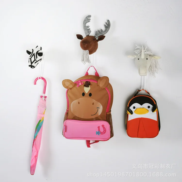 Настенный декор для детской комнаты маленький размер с изображением лисы слона