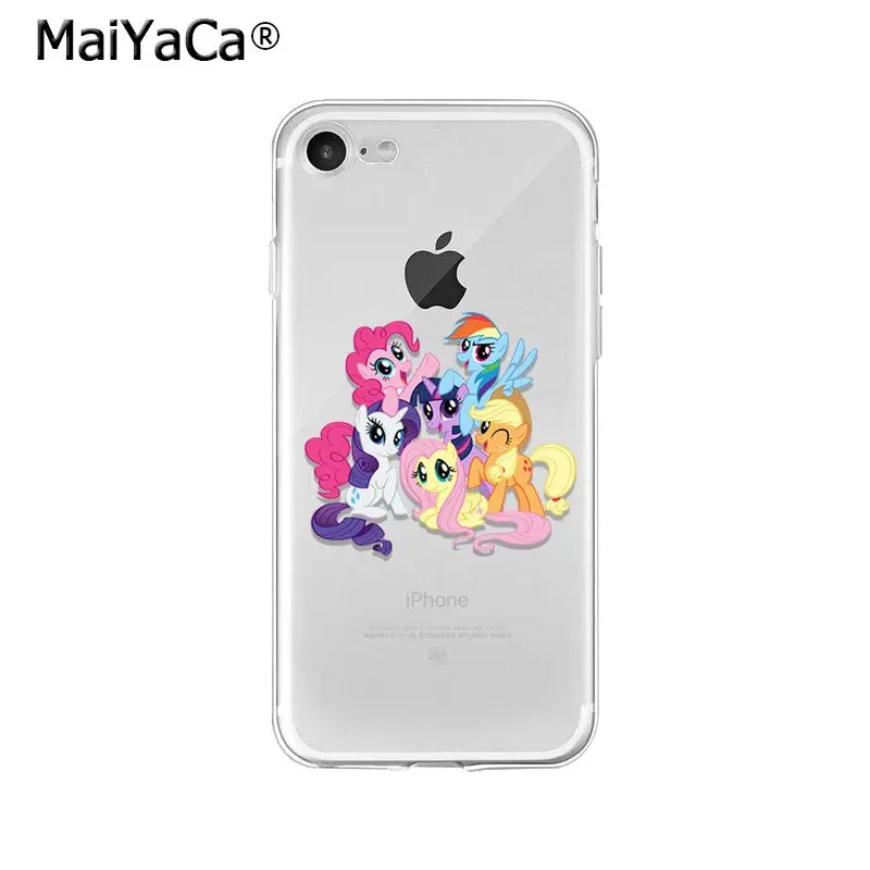 MaiYaCa My Little Pony ТПУ Мягкие аксессуары для телефонов чехол для телефона для Apple iPhone 8 7 6 6S Plus X XS MAX 5 5S SE XR мобильные телефоны