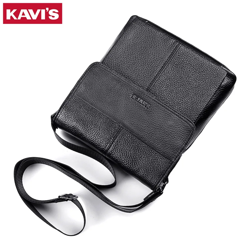 KAVIS сумка-мессенджер, мужская сумка на плечо, натуральная кожа, сумка Bolsas, Кроссбоди, слинг, тоут, нагрудный портфель, мужской, для маленького мини