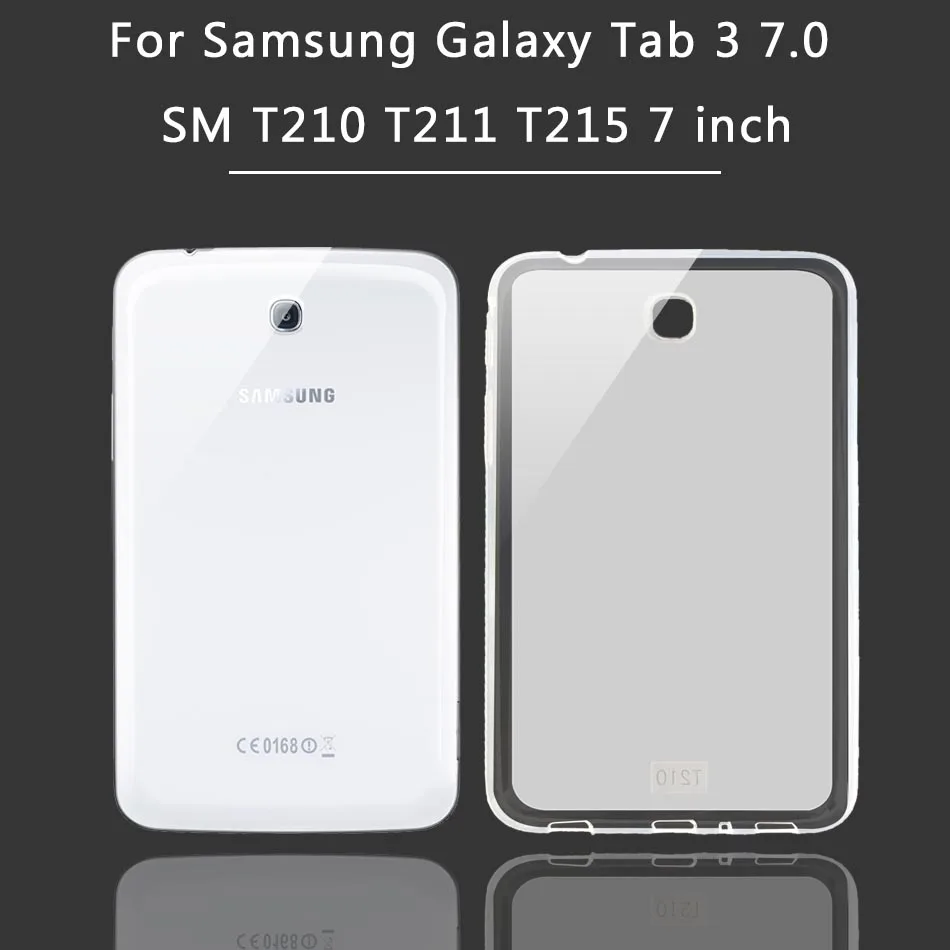 Силиконовый чехол для планшета Samsung Galaxy Tab 3 Lite 7 0 Advanced 2/Note 8 10 1 SM T310 T311 T210 T110 T583 P600