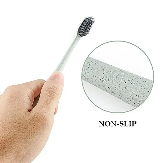 Зубная щетка из пшеничной соломы для отбеливания зубов и чистки зубов|teething