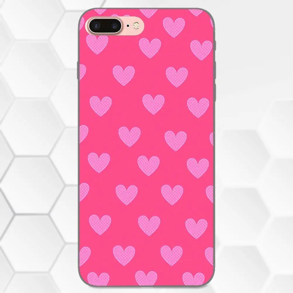 Романтичная розовая полосатая нижняя часть с надписью He Love для Samsung Galaxy A3 A5 A6 A6s A7 A8