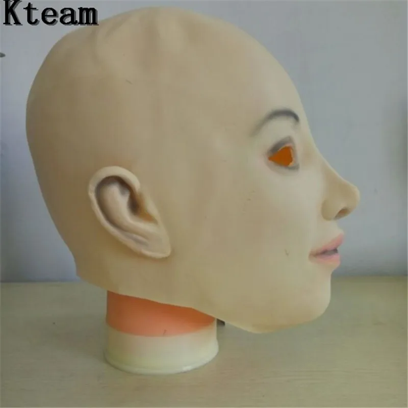 Одежда высшего качества из натурального латекса леди человеческая маска