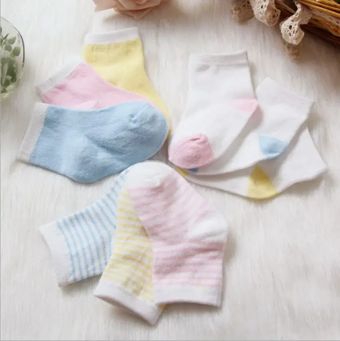 Baby Newborn Socks Girls Cotton Infant Casual Sock For Kids Boys Candy-Colored High Quality Toddler | Детская одежда и обувь
