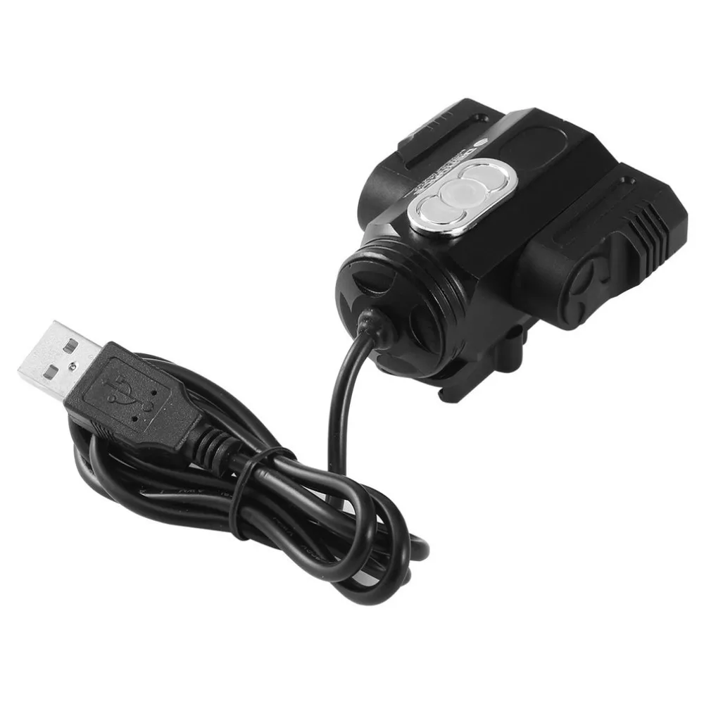 Adjustable MTB Road Bicycle Head Lamp USB Rechargeable 3 Mode X3 T6 LED Bike Head Light 18650 Cycling Front Lamp Dropshipping
