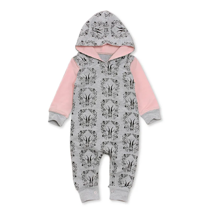 Drop Shipping Casual Spring and Autumn Boys Girls Christmas Long Sleeve Rompers One Piece sock anklets hats 3pcs Climbing Suit - Цвет: STYLE 3