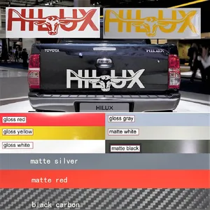 Наклейки на багажник автомобиля, Виниловая наклейка с номером для автомобиля, подходит для toyota HILUX 2015, 2016, 2017, 2018, 2019