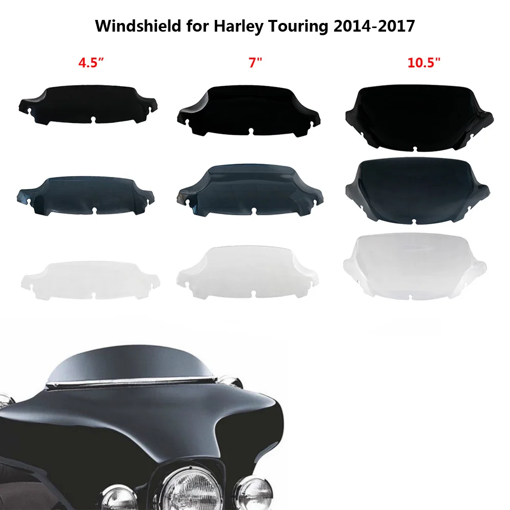 Верхняя обтекатель лобового стекла для Harley Touring Street Electra Glide Ultra Limited 4 5 2015 10 2014| |