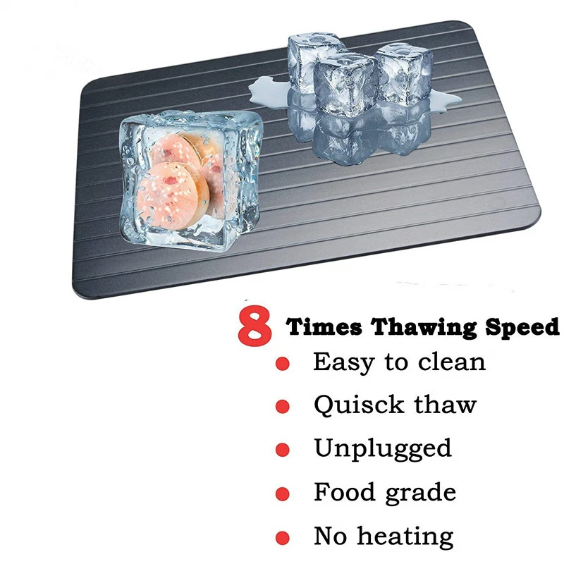 Кухонные инструменты Лоток Для разморозки алюминиевая плита для мяса гаджет