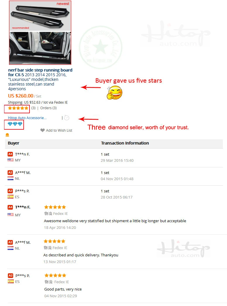 Горячее предложение, Беговая панель, ступни для Mazda CX-5 2013-, "Роскошная" Модель, нержавеющая сталь, может выдержать 4 человека